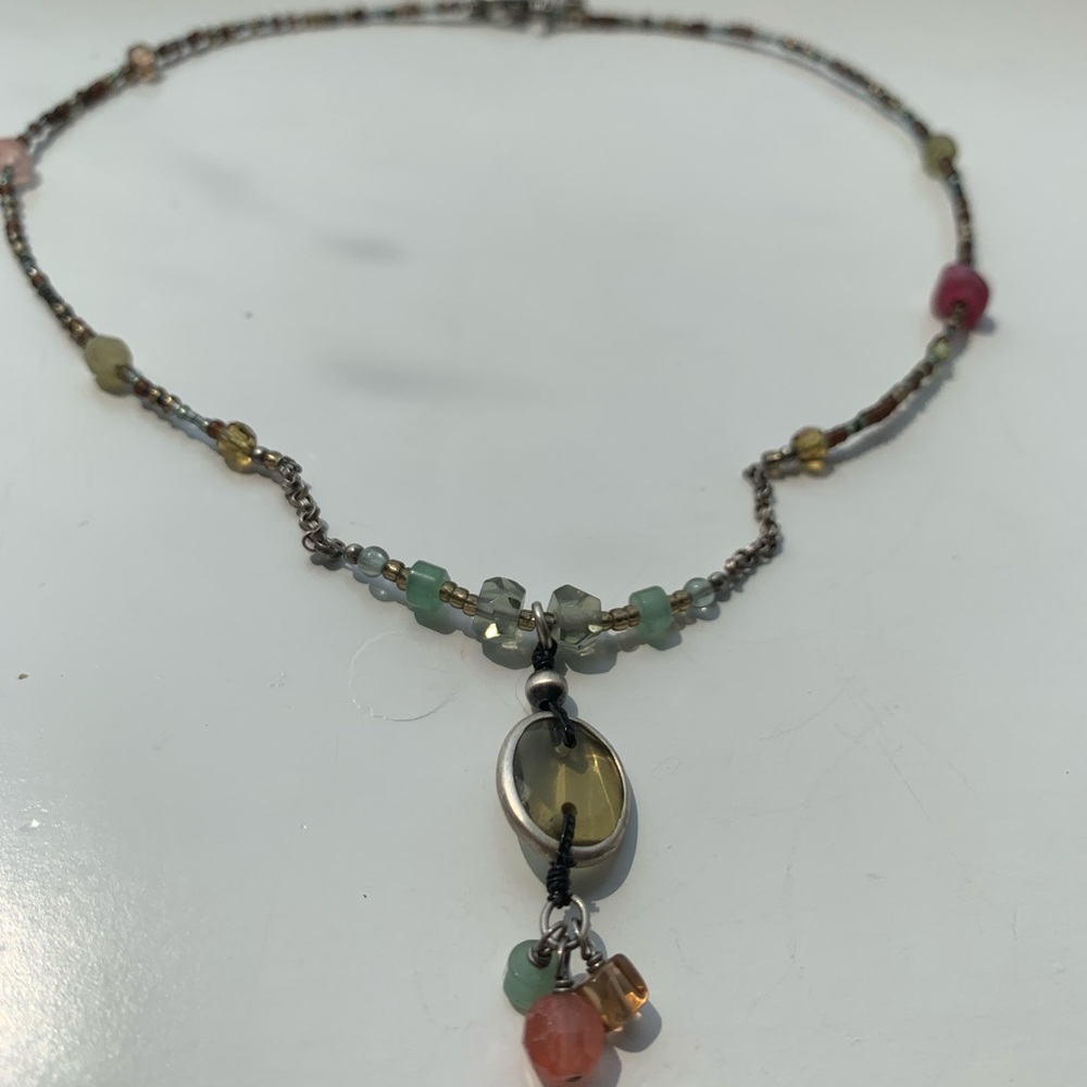 Silpada sterling silver beaded necklace
